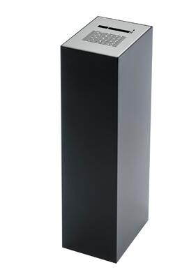 Rectangular Painted Steel Ashtray